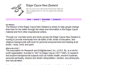 Desktop Screenshot of edgarcaycenewzealand.com
